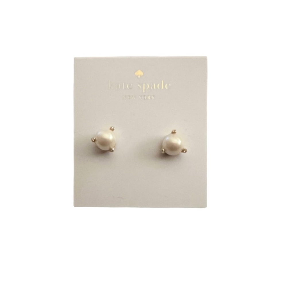 NWT Kate Spade Rise and Shine Pearl Earrings